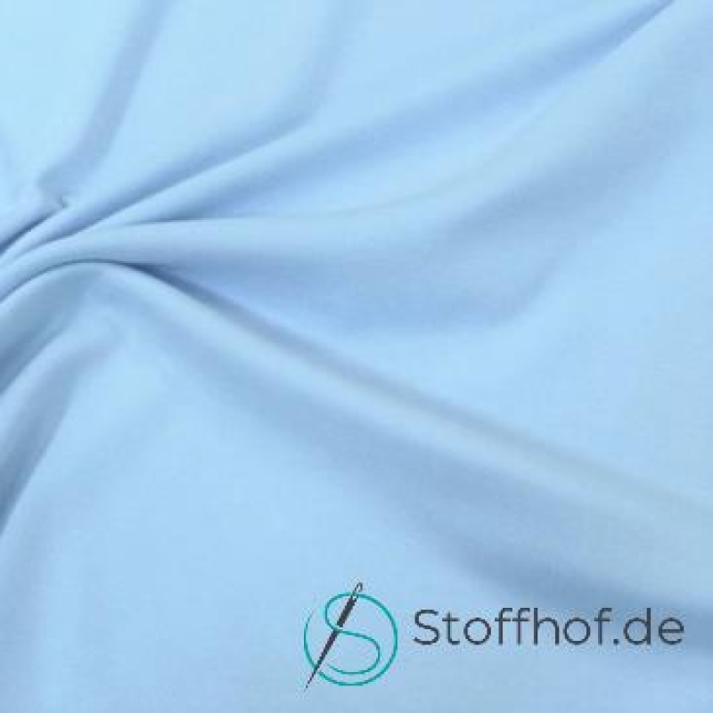 Single Jersey Schlauchware Hellblau